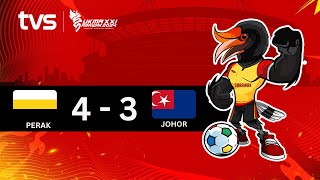 Futsal L Perak vs Johor  SUKMA Sarawak 2024 [upl. by Lledor]