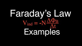 Electromagnetic Induction 6 of 15 Faradays Law Example Problems [upl. by Hazaki]