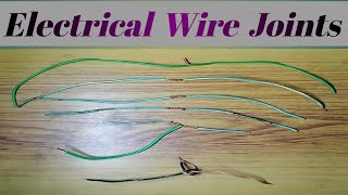 Proper Wire Joints explained in Telugu [upl. by Nothsa]