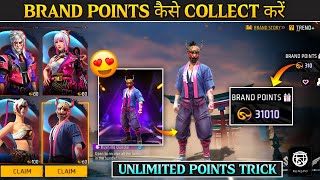 HOW TO GET BRAND POINTS IN FREE FIRE  BRAND POINTS KAISE MILEGA  FREE FIRE NEW EVENT TODAY [upl. by Anala]