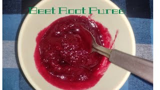 Beet Root Puree for Baby ll Beetroot Baby Food ll Simple Fruit Puree for 5 Months Baby ll [upl. by Bena]