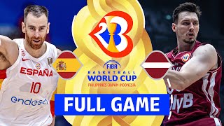 Spain v Latvia  Full Basketball Game  FIBA Basketball World Cup 2023 [upl. by Ikcim]