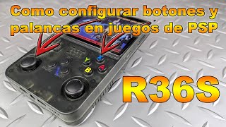 Como arreglar joystick invertidos y configurar botones Consola R36S [upl. by Daley703]