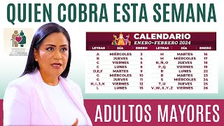 🔔ADULTOS MAYORES🔔QUIEN COBRA ESTA SEMANA⬆️ [upl. by Rovner]