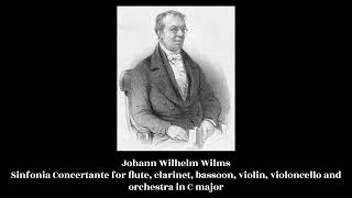 Johann Wilhelm Wilms  Sinfonia Concertante for flute clarinet bassoon violin cello in C major [upl. by Anuqahs]