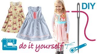 DIY Dirndl nähen für Anfänger – mit Knöpfen und Schürze – Zierstoff Schnittmuster „Judith“ [upl. by Ahsinrat568]