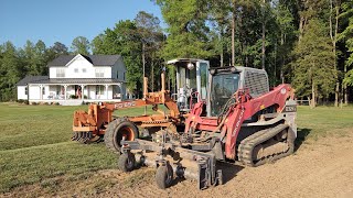 Grading And Planting 4 Acres Of Horse Pasture [upl. by Leif428]