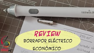 REVIEW  borrador eléctrico BARATO ¿Merece la pena¿se cargará el papel Pruebo en papel Bristol [upl. by Vezza367]