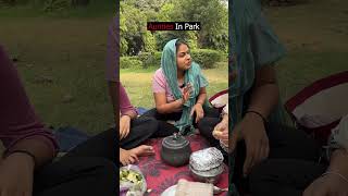 Aunties In Park  Picnic  Part  347  Do Maa Beti shorts trending viral [upl. by Dnesnwot]