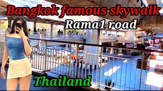 Synthesized Ratchaprasong skywalk  Thailand touring 2024 [upl. by Hairas]