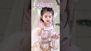 BTS future baby princess Dress 🦋 CuteLife shorts [upl. by Ellimac997]