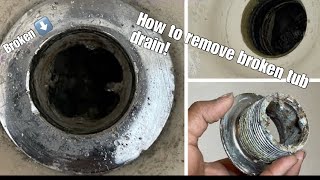 Bathtub Drain and Overflow Plate Removal and Replacement Complete Guide [upl. by Marja]