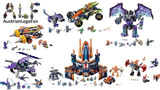 All Lego Nexo Knights Season 4 sets  Lego Speed Build Review [upl. by Yniffit]