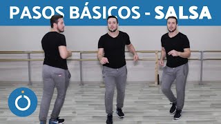 PASOS BÁSICOS DE SALSA  Clase para principiantes [upl. by Ijnek438]