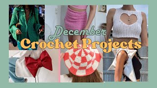 December crochet projectsideas  Pinterest inspired Crochet patterns [upl. by Brasca]