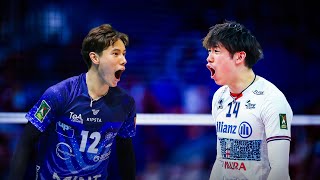 Ran Takahashi VS Yuki Ishikawa  Monza vs Milano  Superlega 2023 [upl. by Harad]