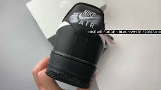 UNBOXING Nike Air Force 1 BlackWhite FZ0627010 [upl. by Angy]