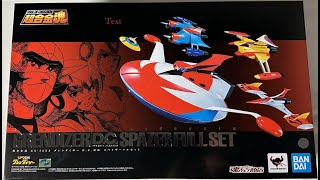 Grendizer SPAZER FULL SET GX76x3 unboxing Eng [upl. by Nyrehtak]