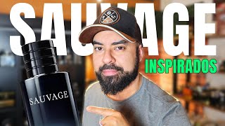 3 perfumes BARATOS inspirados no SAUVAGE [upl. by Stinky]