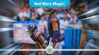 Jayden Daniels Incredible Hail Mary Secures Commanders Stunning Victory Over Bears [upl. by Ellenid815]