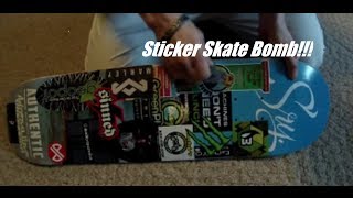 Sticker Bomb Skateboard [upl. by Steffane]