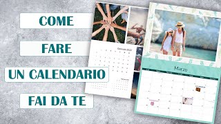 Come fare un calendario fai da te con Foto Festività e tanto altro [upl. by Aetnahc]