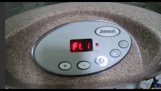 Flashing FL1 code and no HEAT on Jacuzzi DIY Step by Step how to FIX Arizona Hot Tub Factory [upl. by Arlyn]