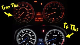 e90e92 Gauge instrument Cluster LED Swap DIY [upl. by Donall]