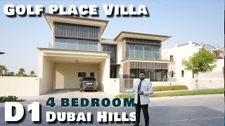 4 Bedroom Golf Place Dubai Hills Villa Tour [upl. by Kcirb]