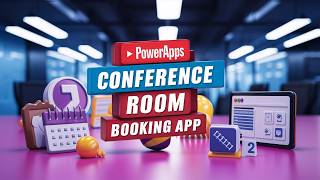 PowerApps Conference Room Booking App [upl. by Adlesirc842]