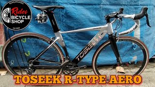 TOSEEK RTYPE AERO  BIKE CHECK  WEIGHT  RIDES BICYCLE SHOP [upl. by Rasec]