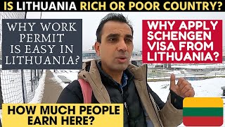 How much people EARN in LITHUANIA Rich or Poor Country [upl. by Naharba25]