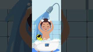 Bath Song for Kids  Bath Time Fun shorts cocomelon nurseryrhymes [upl. by Ydnec596]