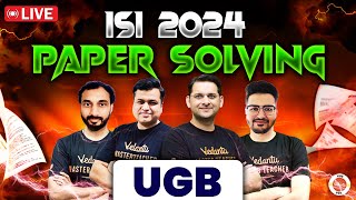 ISI UGB 2024 Solutions  Paper Solving  Indian Statistical Institute Entrance Exam  VOS [upl. by Yaral913]