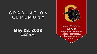 Carver PTECH High School Graduation 2022  Aldine ISD [upl. by Sansbury]