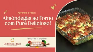 Almôndegas ao Forno com Purê de Vegetais Refeição Completa e Saborosa [upl. by Ellennahc]