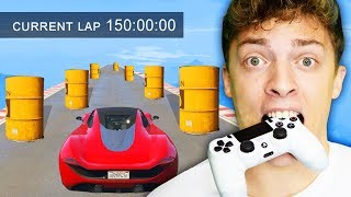 Longest 150 MINUTES Impossible Race  GTA 5 Funny Moments [upl. by Ruenhcs]