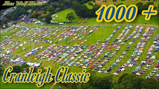 MASSIVE 1000 CAR SHOW 4K Drone Footage Cranleigh Lions Classic Car Show 2023 [upl. by Amahcen721]