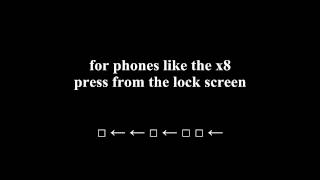 How to access the hidden menu on Sony Ericsson phones [upl. by Rawdin]