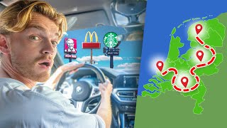 Ik Ging Door ALLE Drive Thrus Van Heel Nederland CHALLENGE [upl. by Nohsal]