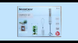 Stabmixerset 3in1 600W Silver Crest Kitchen tools [upl. by Siddra]