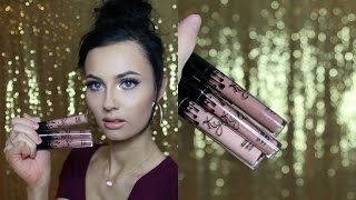 KYLIE COSMETICS Gloss Review amp Swatches Like Literally So Cute [upl. by Ellenehs]