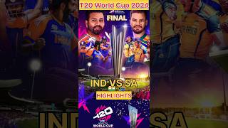 ICC T20 World Cup 2024 Final Match Highlights India vs South Africa Ind vs SA Final Highlights [upl. by Mauchi]