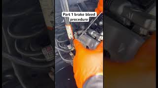 Brake bleed procedure mechanic fixit repairs cars mechanicsoftiktok automotive repair [upl. by Anna459]