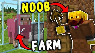 The BEST STARTER FARMS for Minecraft Bedrock 121 [upl. by Mildred]