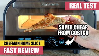 FAST REVIEW  Chefman Home Slice Indoor Pizza Oven TESTED [upl. by Pontone35]