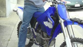 yz 400f Starting Procedure [upl. by Nosnej]