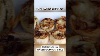 FLAMMKUCHEN SCHNECKEN  herbstliches Fingerfood flammkuchen fingerfood shorts [upl. by Pack100]