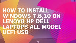 A required CDDVD drive device driver is missing Windows 7 install Lenovo HP Dell UEFI USB HINDI [upl. by Ateinotna]