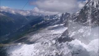 Chamonix to Aiguille du Midi cable car ride [upl. by Ferdy703]